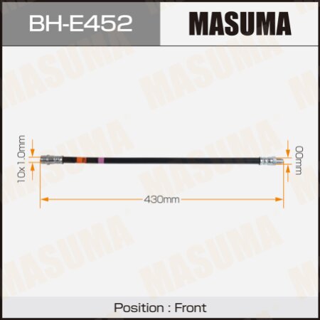 Brake hose Masuma, BH-E452