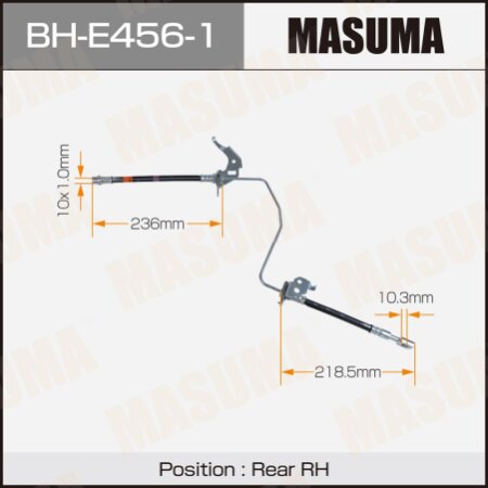 Brake hose Masuma, BH-E456-1