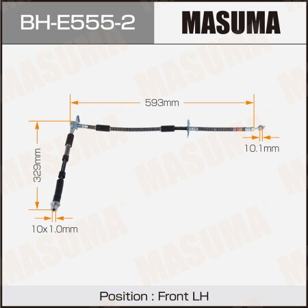 Brake hose Masuma, BH-E555-2