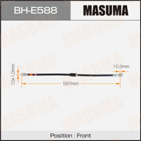 Brake hose Masuma, BH-E588