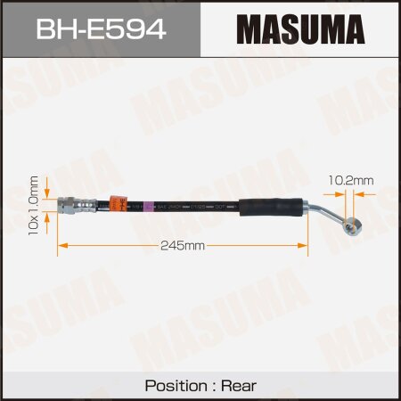 Brake hose Masuma, BH-E594