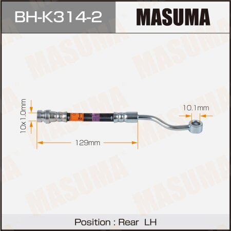 Brake hose Masuma, BH-K314-2