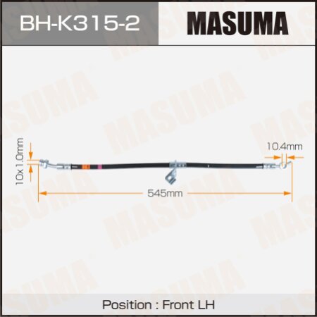 Brake hose Masuma, BH-K315-2