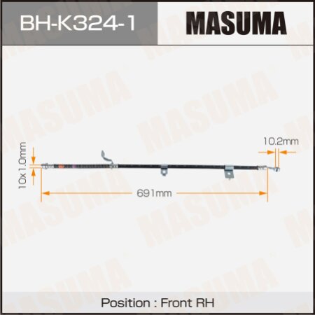 Brake hose Masuma, BH-K324-1