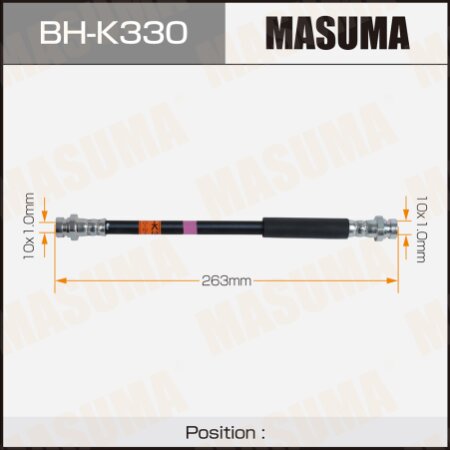 Brake hose Masuma, BH-K330