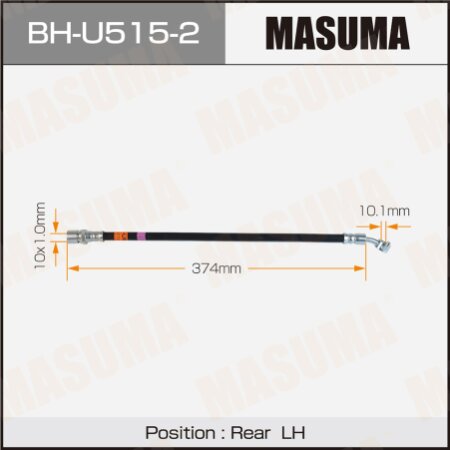 Brake hose Masuma, BH-U515-2