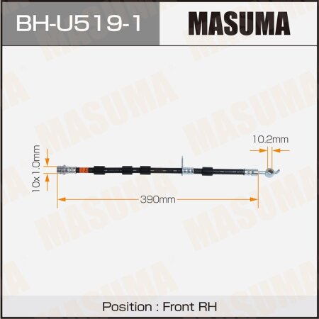 Brake hose Masuma, BH-U519-1