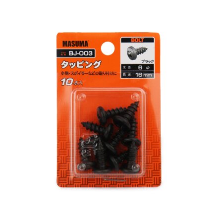 Self-tapping screw Masuma 6x16mm, set of 10pcs, BJ-003