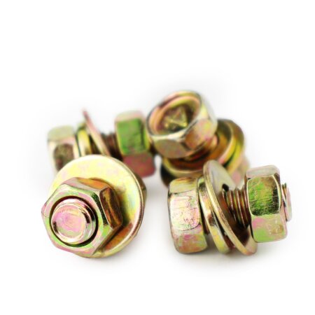 Bolt & nut set Masuma, М8x15x1.25 (pack of 4pcs), BJ-008