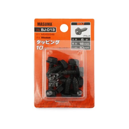 Self-tapping screw Masuma 6x18mm, set of 10pcs, BJ-013