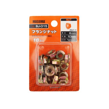 Nut Masuma M6x1, set of 6pcs, BJ-015