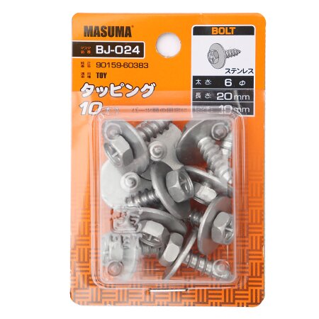 Self-tapping screw Masuma 6.3x25.3mm, set of 10pcs, BJ-024