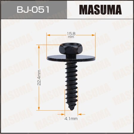 Self-tapping screw Masuma ST4.2X20, set of 10pcs, BJ-051