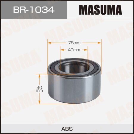 Wheel bearings Masuma, BR-1034