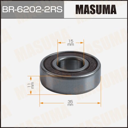 Ball bearing Masuma 15*35*11mm, BR-6202-2RS