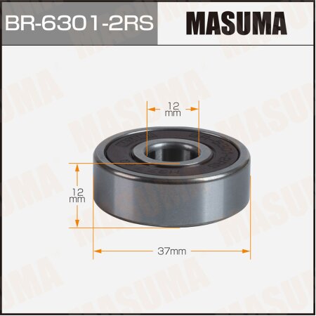 Ball bearing Masuma 12*37*12mm, BR-6301-2RS