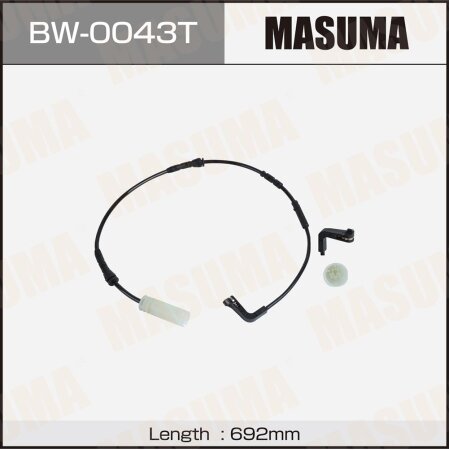 Brake pad wear sensors Masuma, BW-0043T