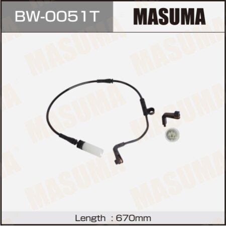 Brake pad wear sensors Masuma, BW-0051T