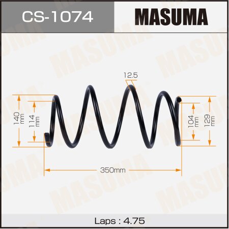 Coil spring Masuma, CS-1074