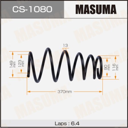 Coil spring Masuma, CS-1080