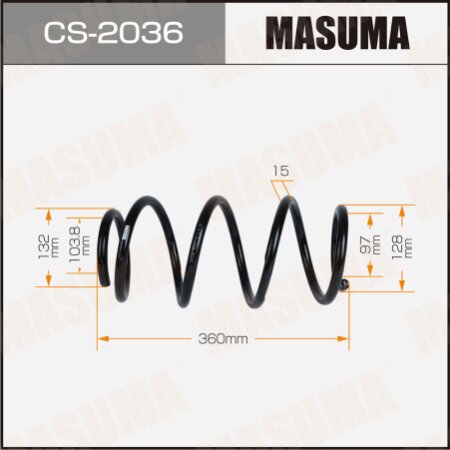 Coil spring Masuma, CS-2036
