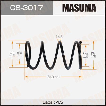 Coil spring Masuma, CS-3017