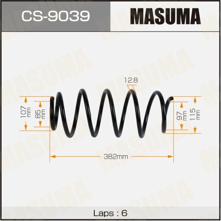 Coil spring Masuma, CS-9039