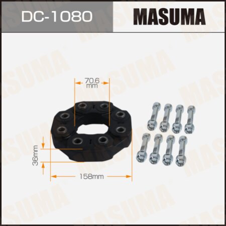 Cardan transmission coupling Masuma, DC-1080