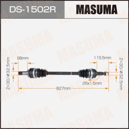 Drive shaft Masuma, DS-1502R
