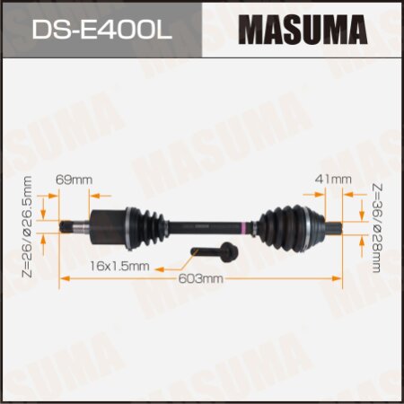 Drive shaft Masuma, DS-E400L