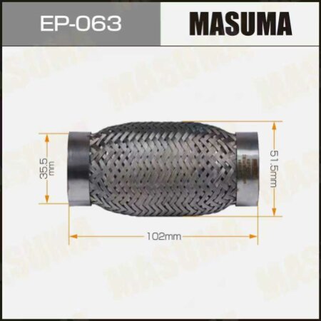 Flex pipe Masuma 2-layer 35x100, EP-063