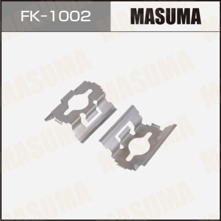 Mounting set of brake pad retainers Masuma, FK-1002