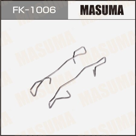 Mounting set of brake pad retainers Masuma, FK-1006