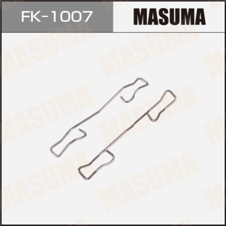 Mounting set of brake pad retainers Masuma, FK-1007