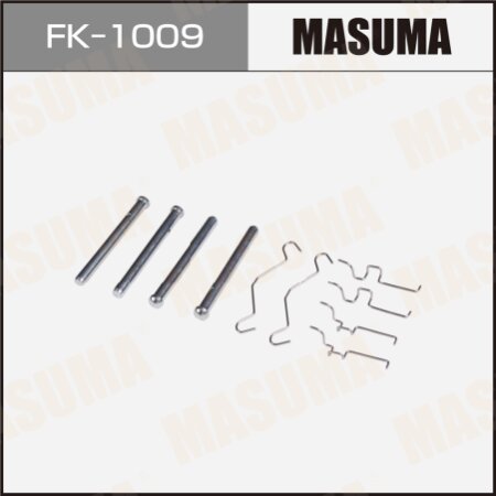 Mounting set of brake pad retainers Masuma, FK-1009