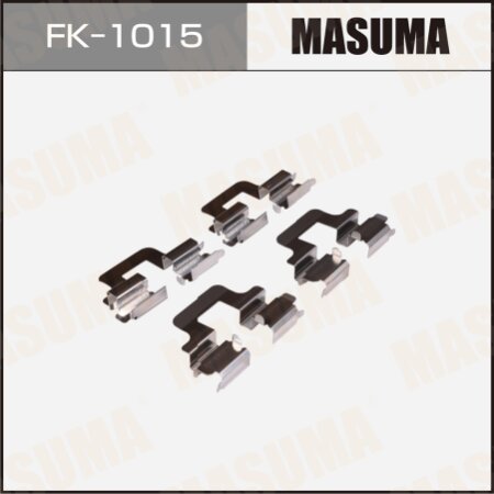 Mounting set of brake pad retainers Masuma, FK-1015