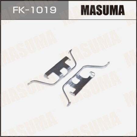 Mounting set of brake pad retainers Masuma, FK-1019