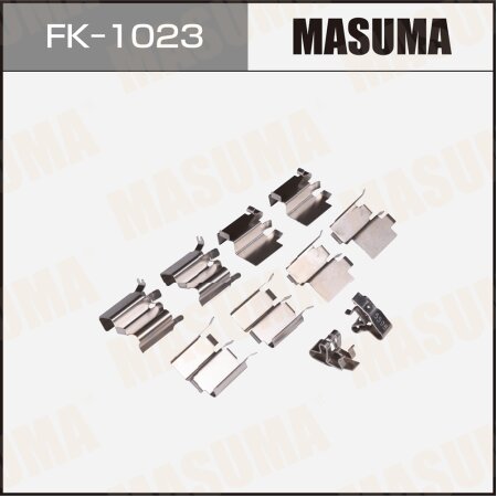 Mounting set of brake pad retainers Masuma, FK-1023
