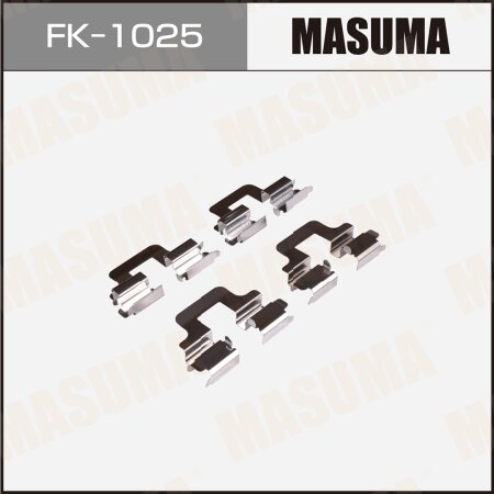 Mounting set of brake pad retainers Masuma, FK-1025