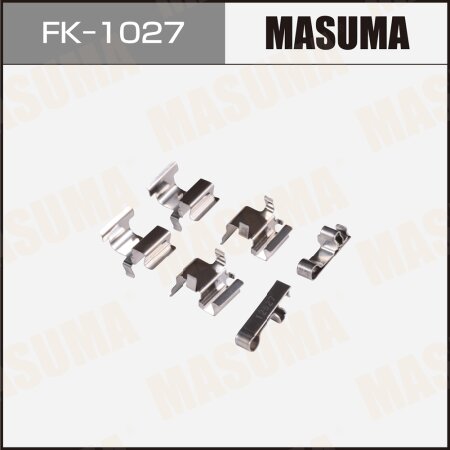 Mounting set of brake pad retainers Masuma, FK-1027