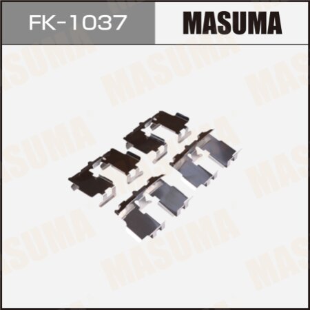 Mounting set of brake pad retainers Masuma, FK-1037