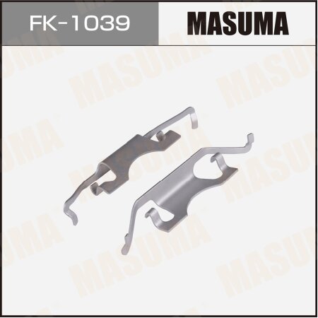 Mounting set of brake pad retainers Masuma, FK-1039