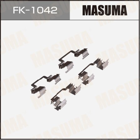 Mounting set of brake pad retainers Masuma, FK-1042