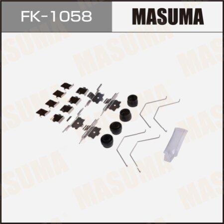 Mounting set of brake pad retainers Masuma, FK-1058
