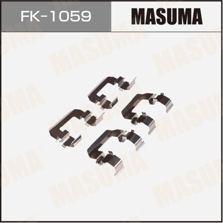 Mounting set of brake pad retainers Masuma, FK-1059
