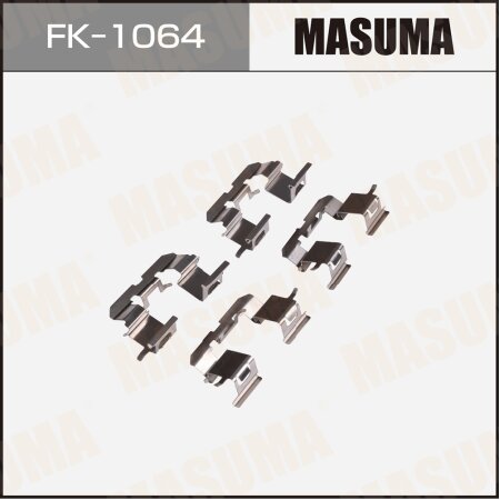 Mounting set of brake pad retainers Masuma, FK-1064
