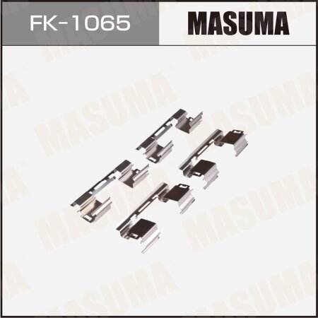 Mounting set of brake pad retainers Masuma, FK-1065