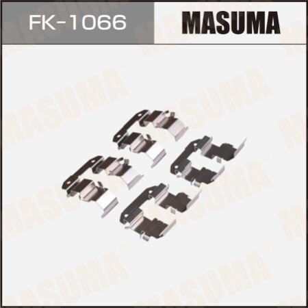 Mounting set of brake pad retainers Masuma, FK-1066