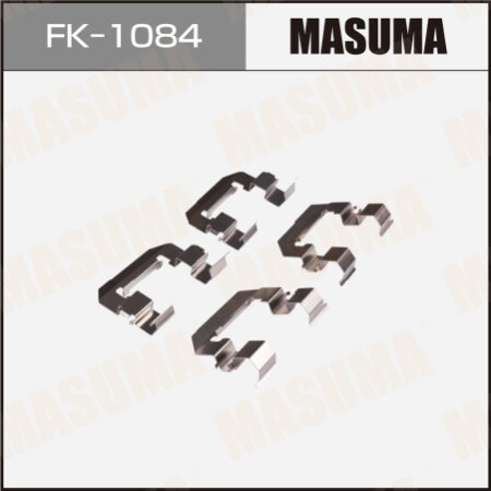 Mounting set of brake pad retainers Masuma, FK-1084