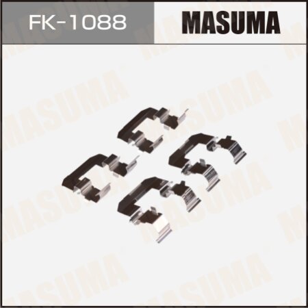 Mounting set of brake pad retainers Masuma, FK-1088
